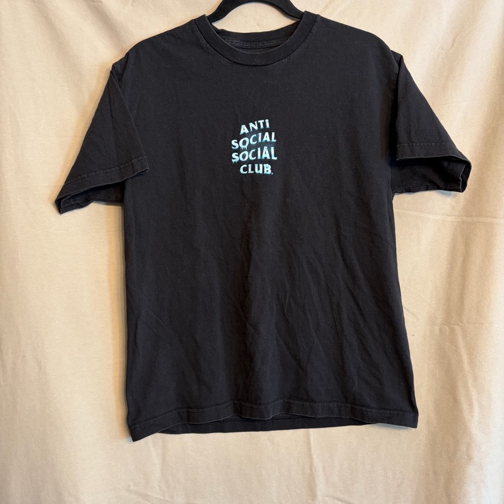 Anti Social Social Club Black M Icy Mind Games Tee 100% Cotton